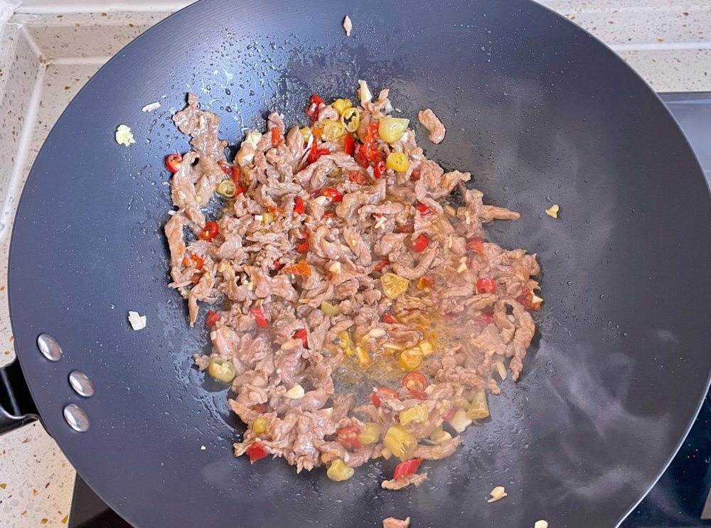 小炒黄牛肉