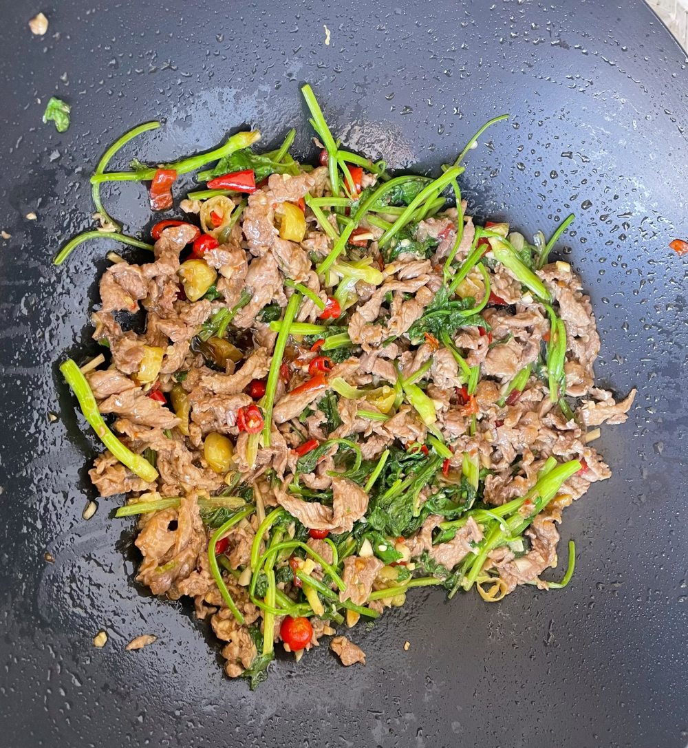 小炒黄牛肉