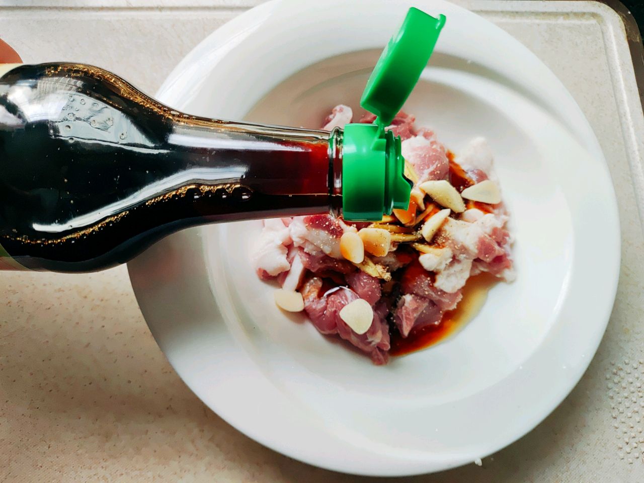 藕带炒肉片