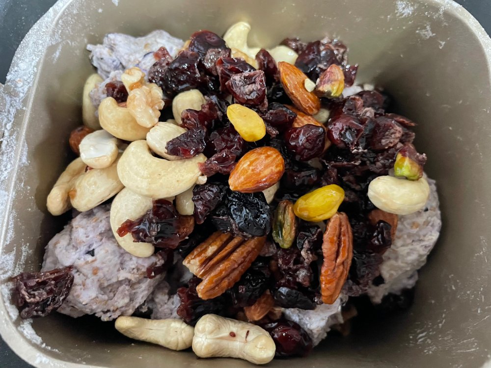 蓝莓全麦坚果欧包