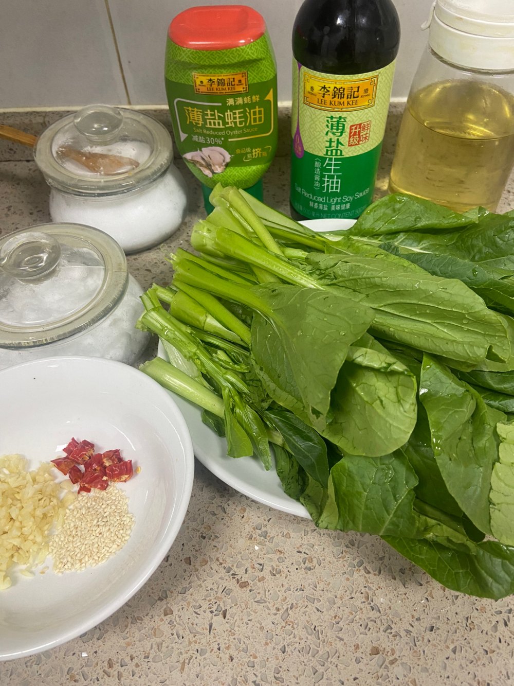 夏日轻食-凉拌菜心