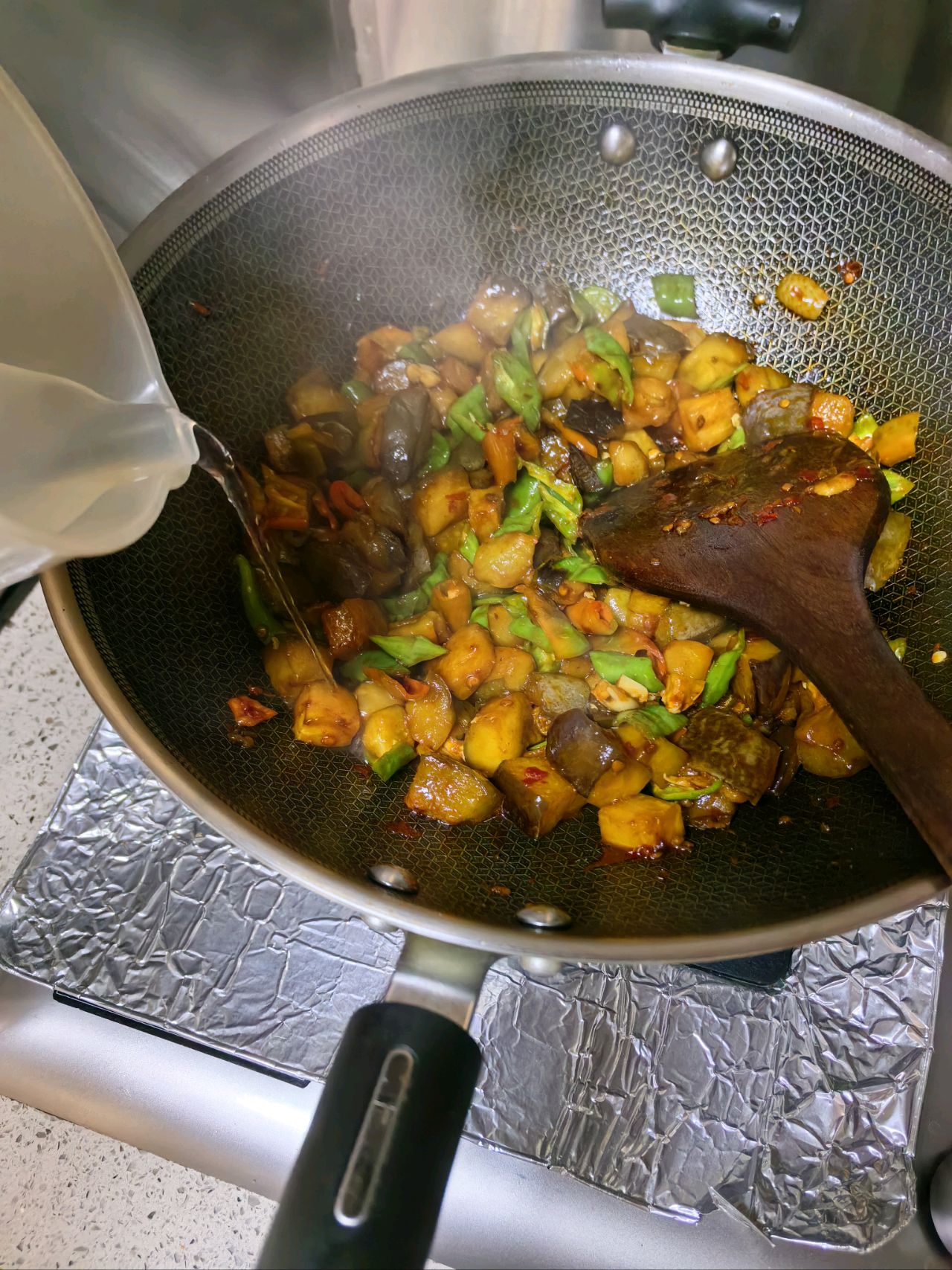 茄子拌面