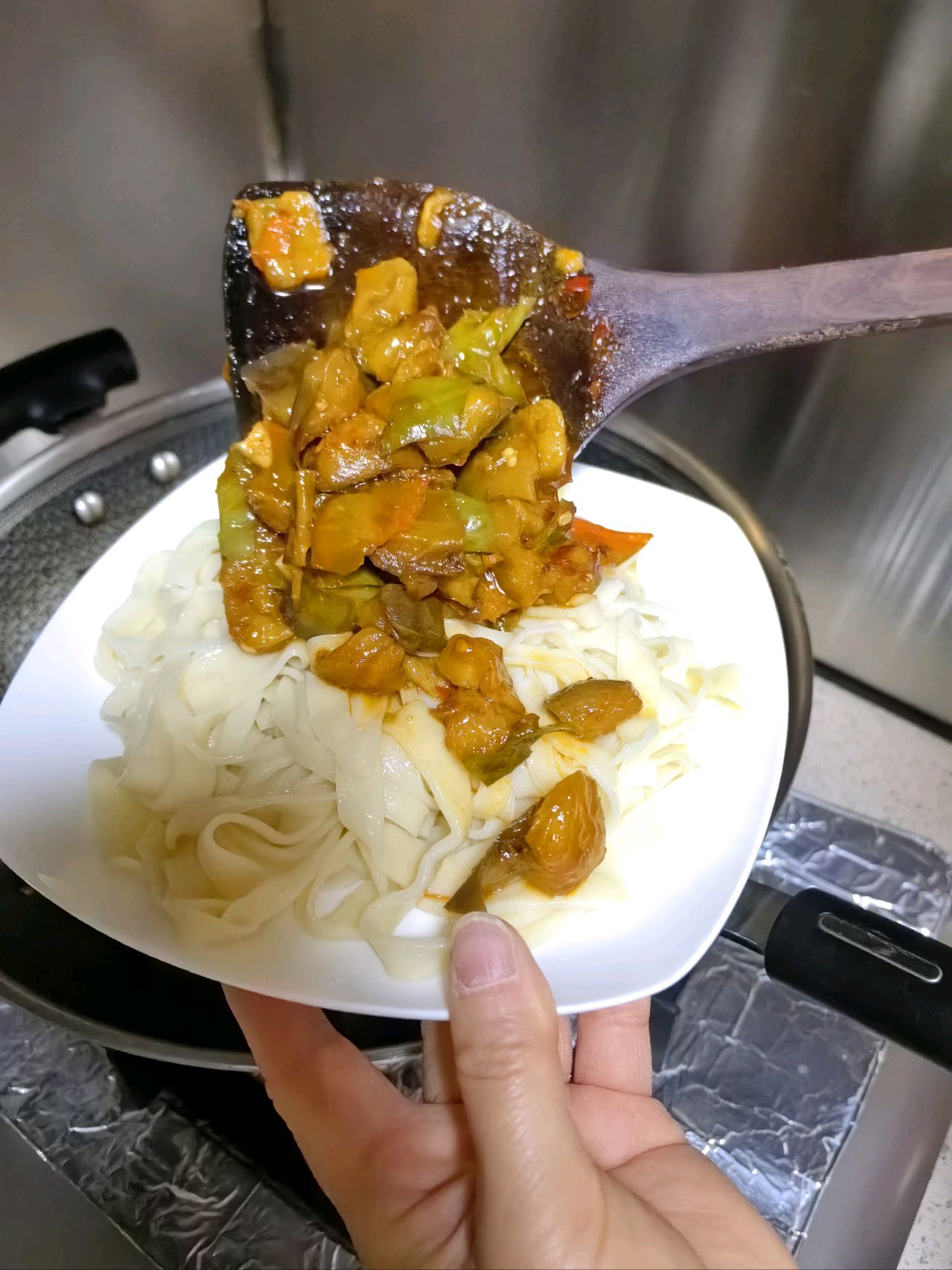 茄子拌面