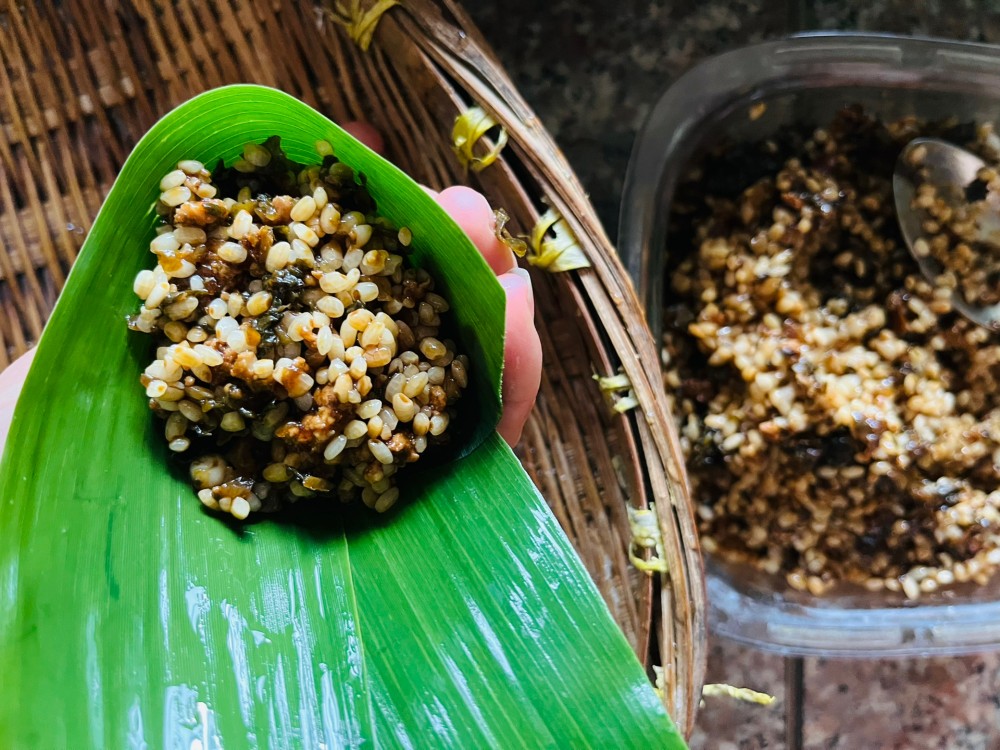 芽菜肉沫粽