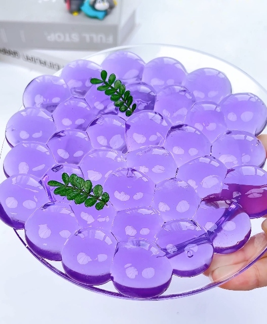 蝶豆花啵啵果冻