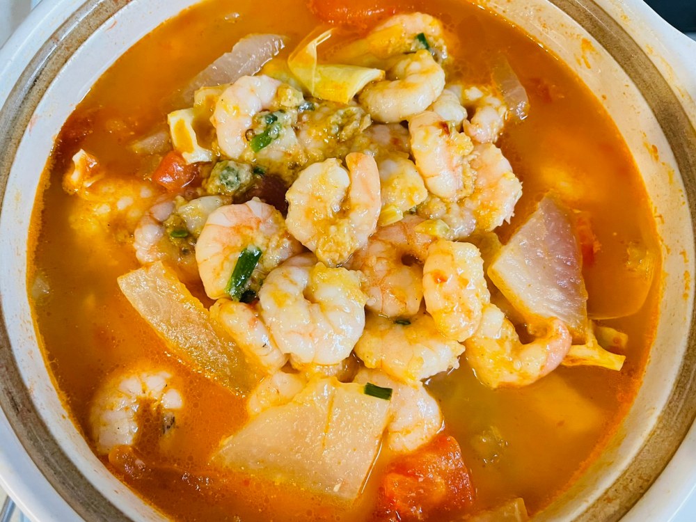 轻食蚝油冬瓜蕃中虾
