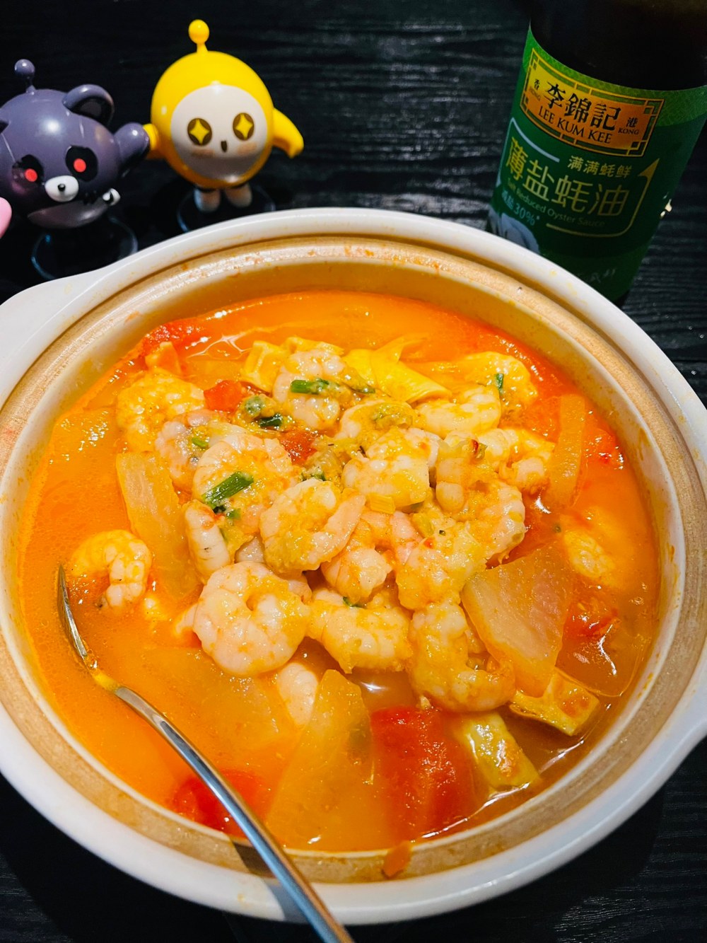 轻食蚝油冬瓜蕃中虾