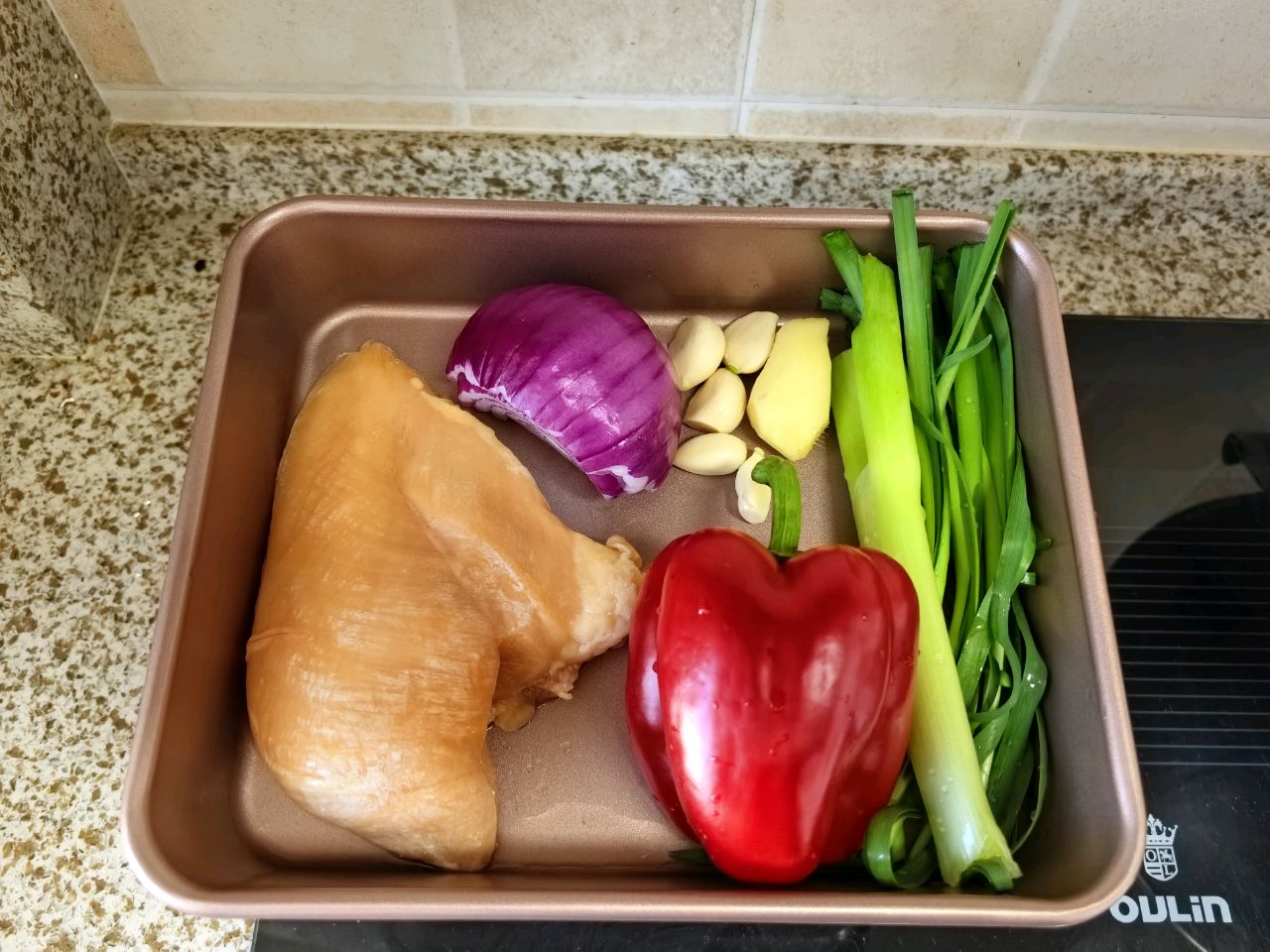 酱烧彩椒鸡胸肉