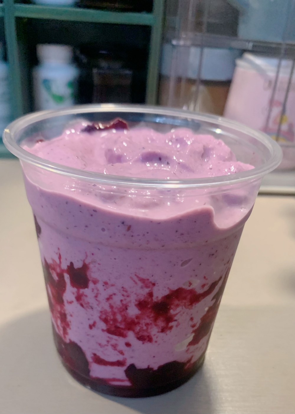 蓝莓冰沙