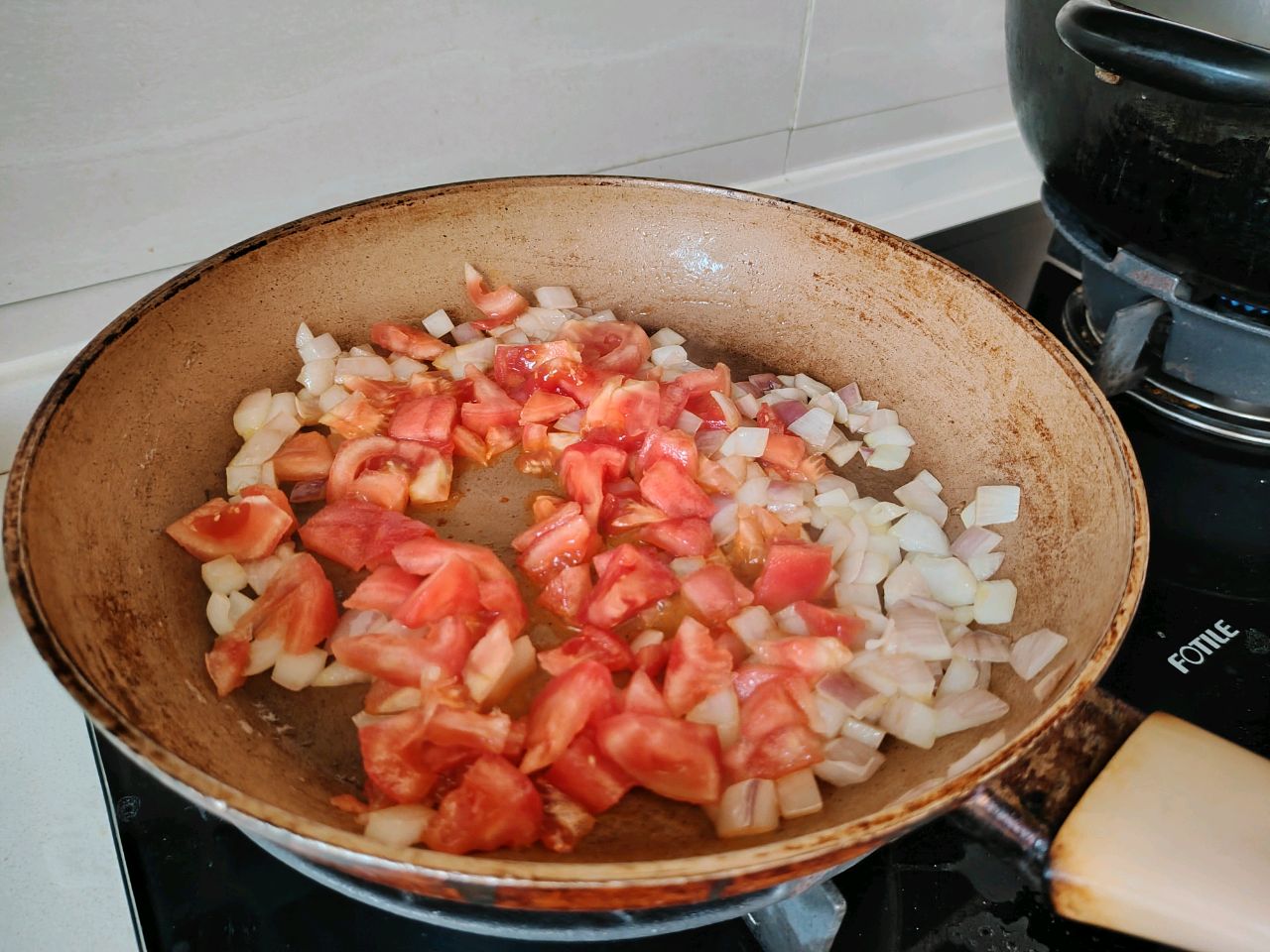 番茄牛肉螺纹面