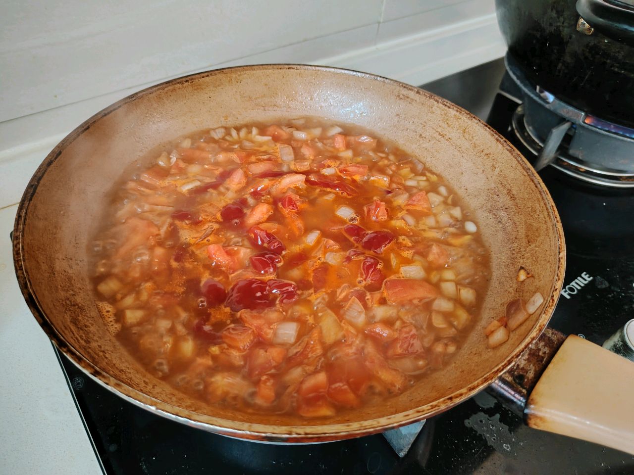 番茄牛肉螺纹面