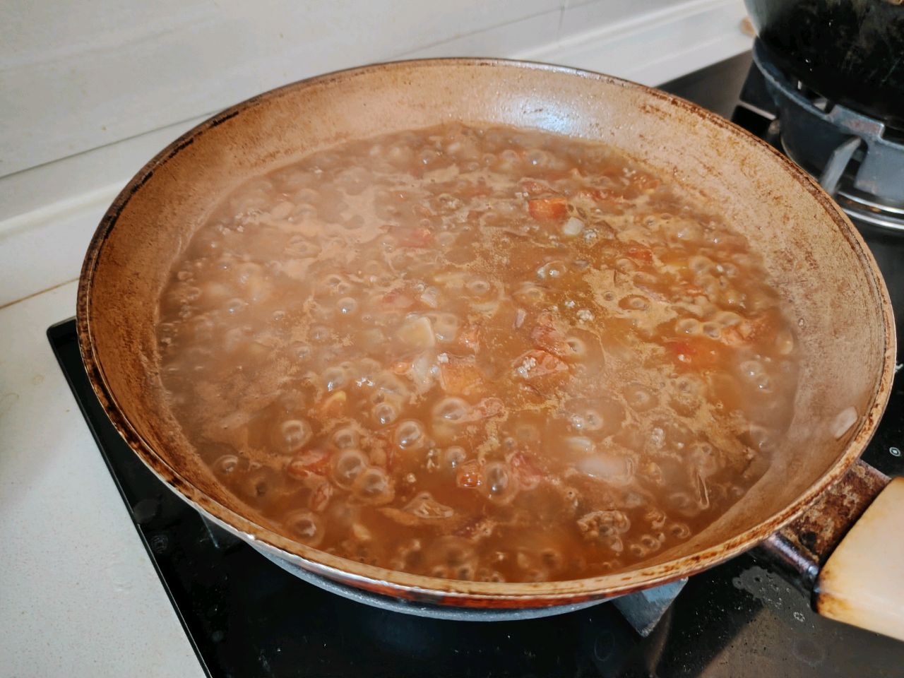 番茄牛肉螺纹面