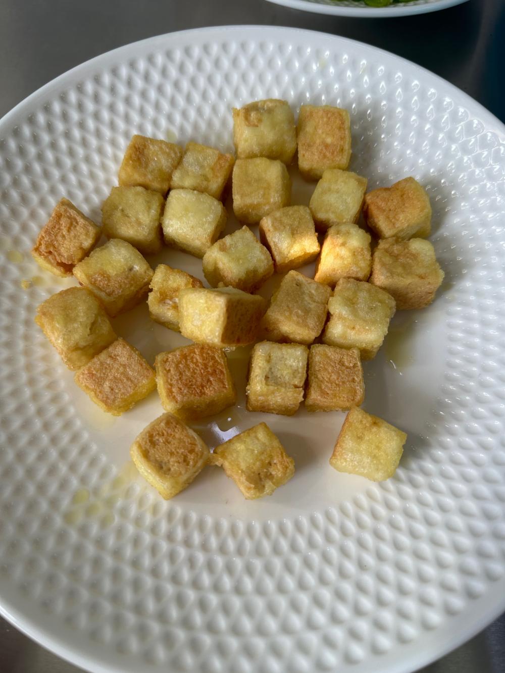 香煎豆腐块