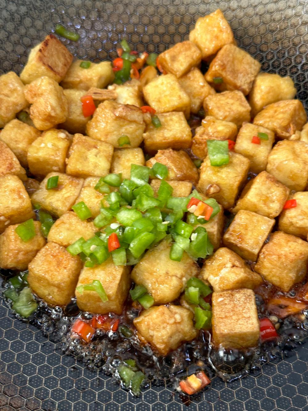 香煎豆腐块