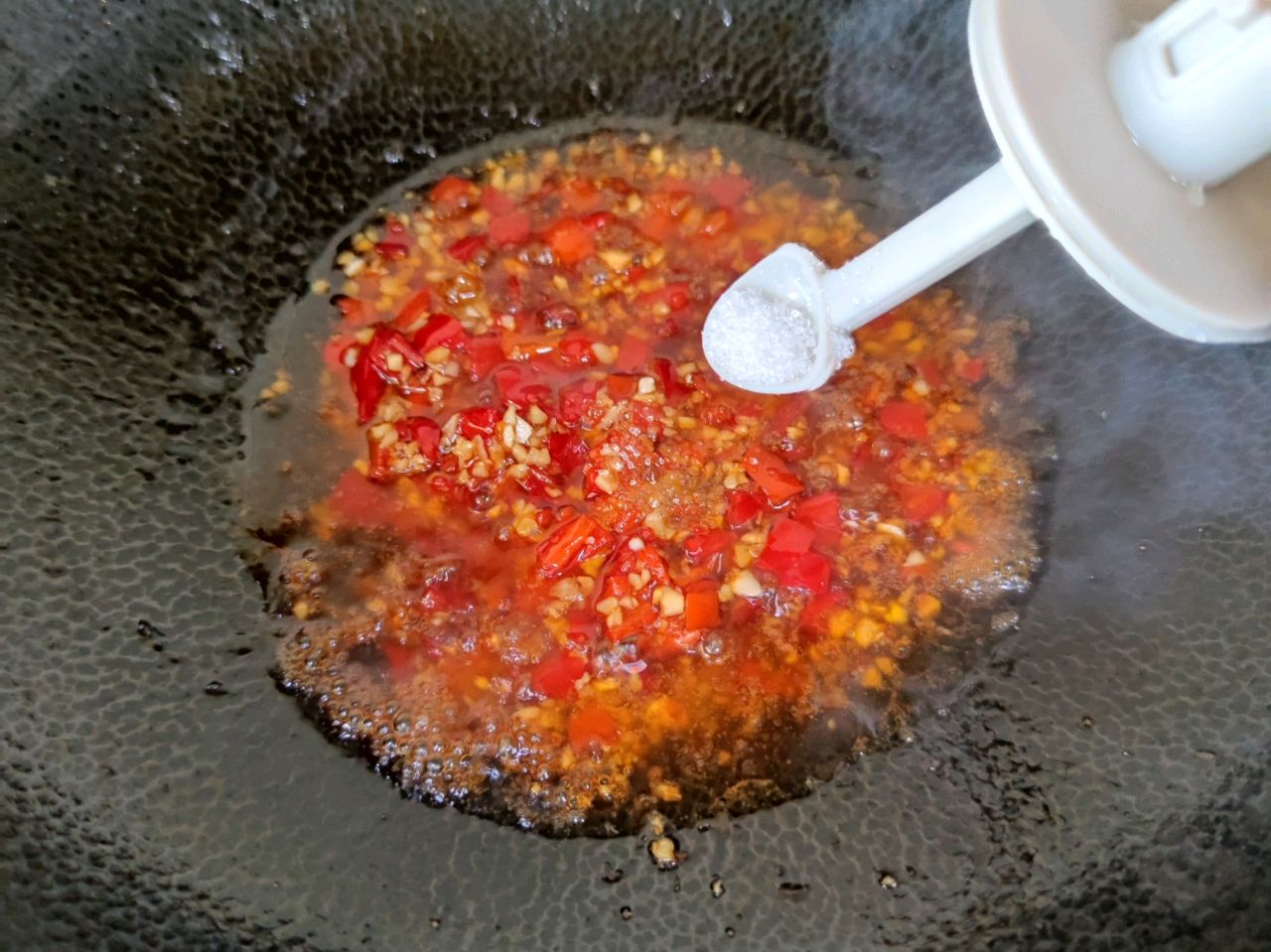 剁椒蒜蓉豇豆