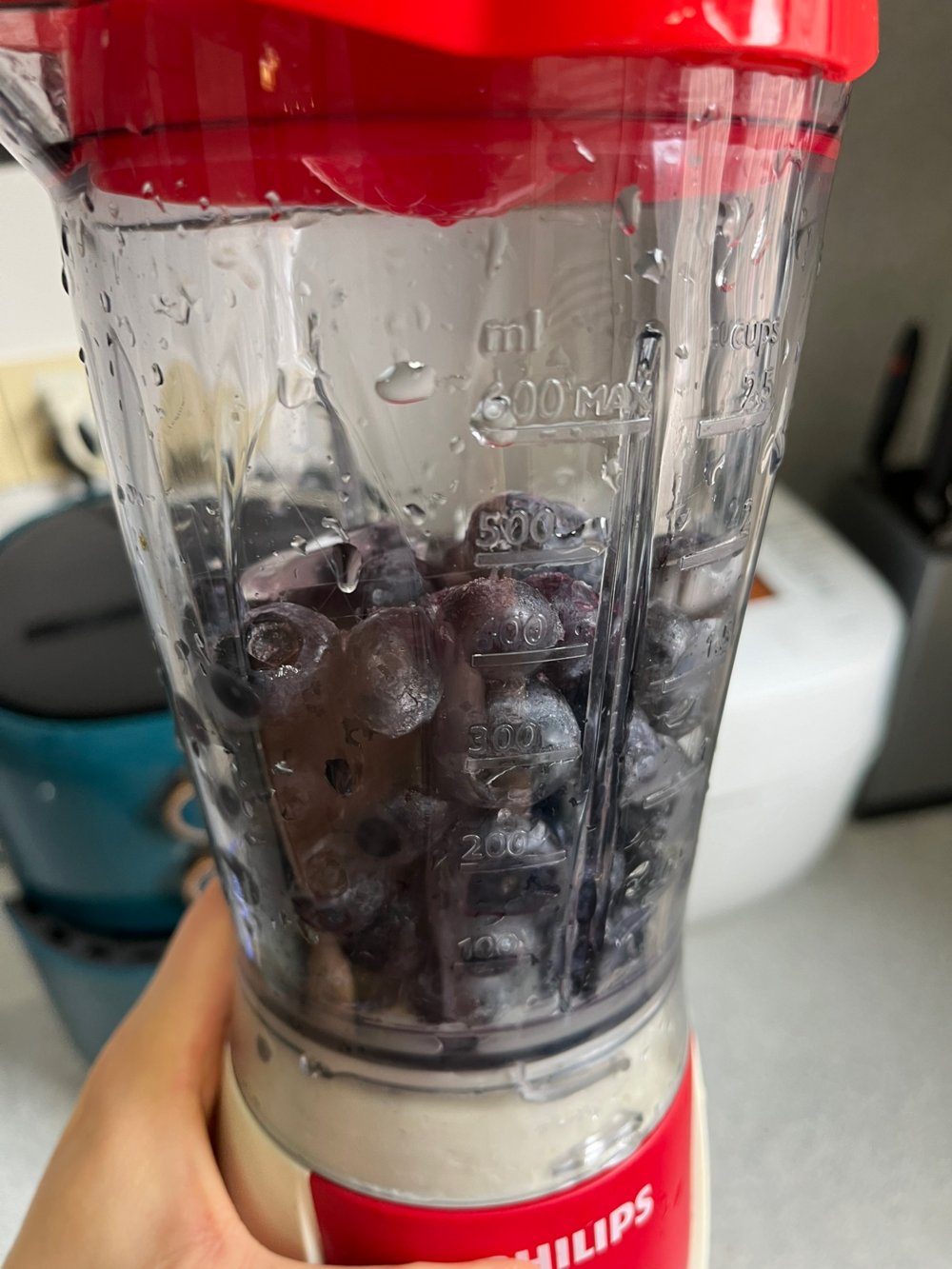 蓝莓贝果（不加一滴水）