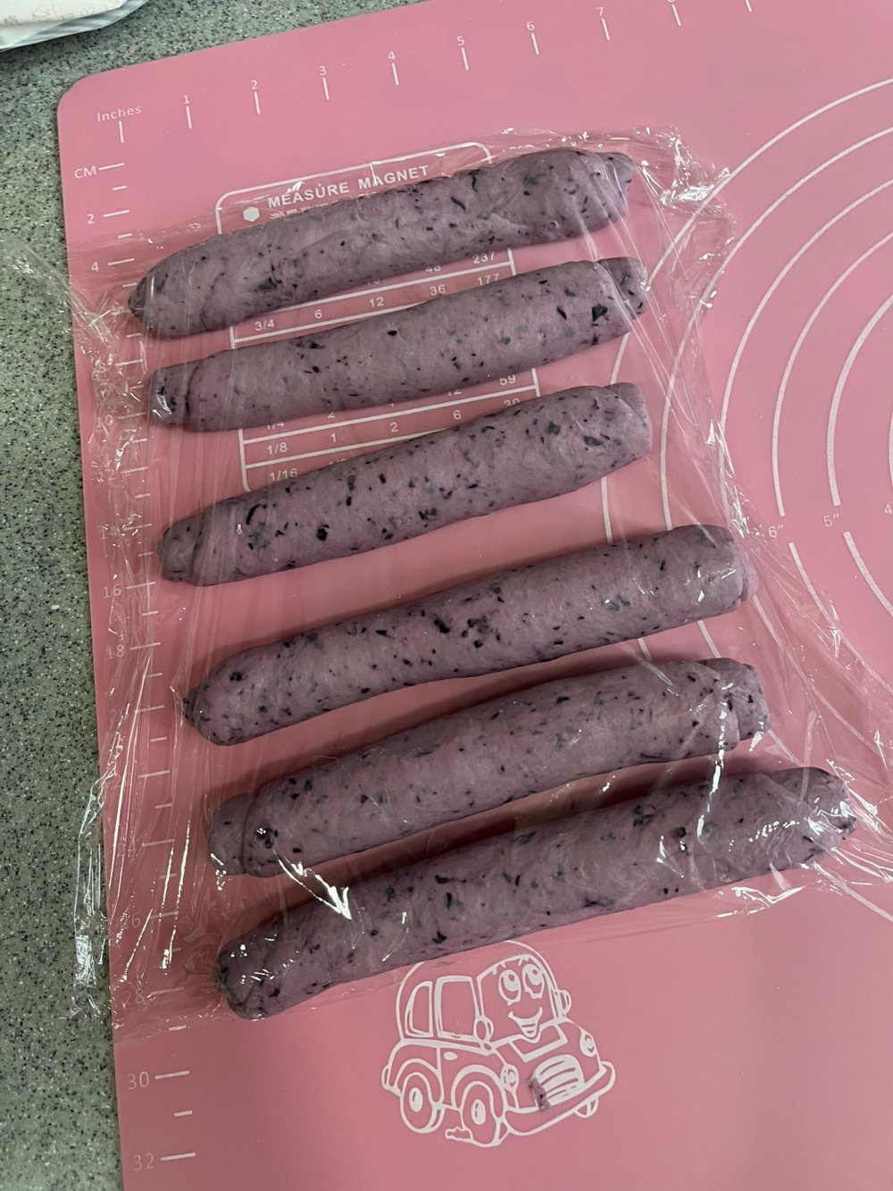 蓝莓贝果（不加一滴水）
