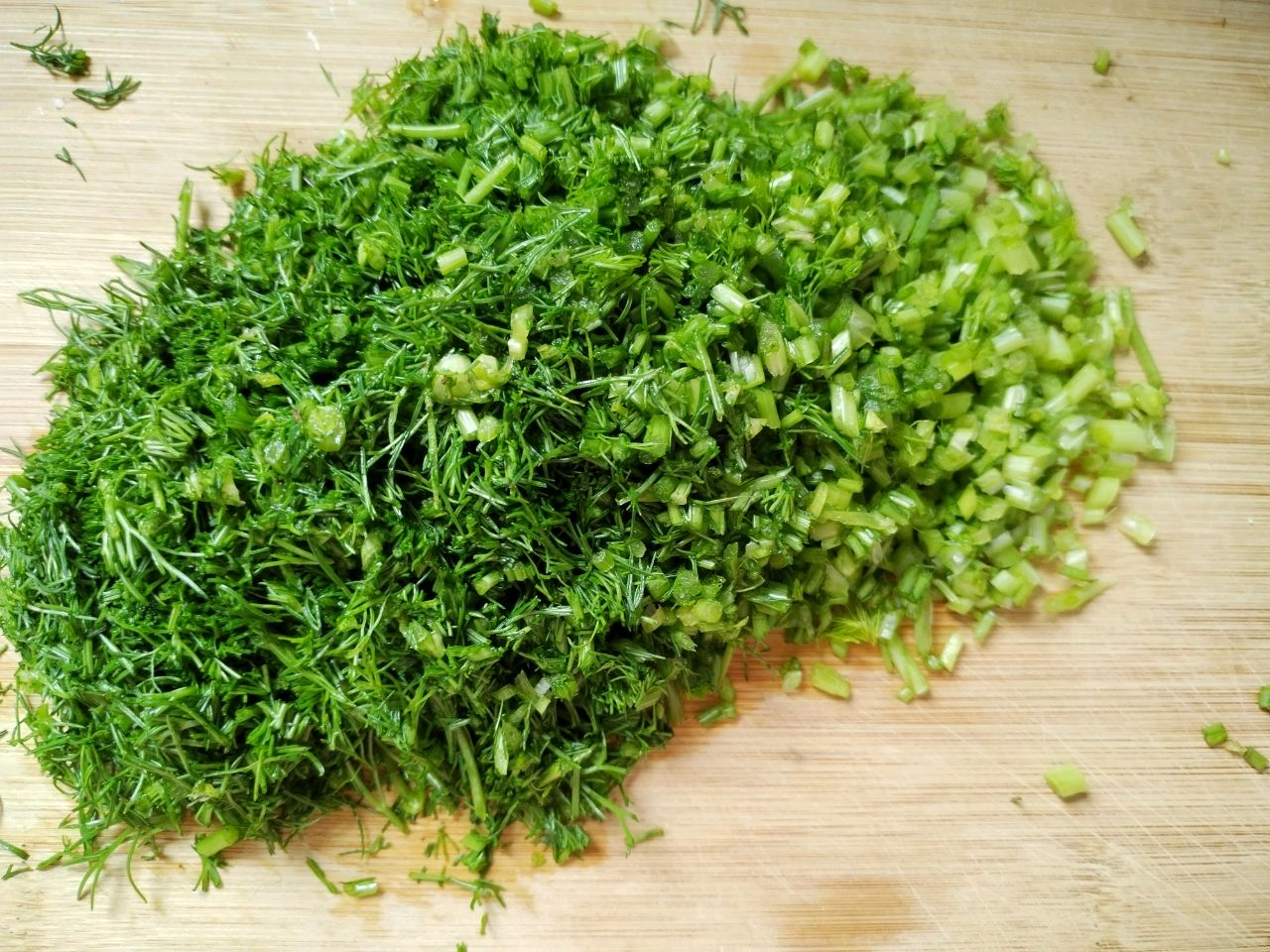 茴香鸡蛋馅包子（一次成型法）