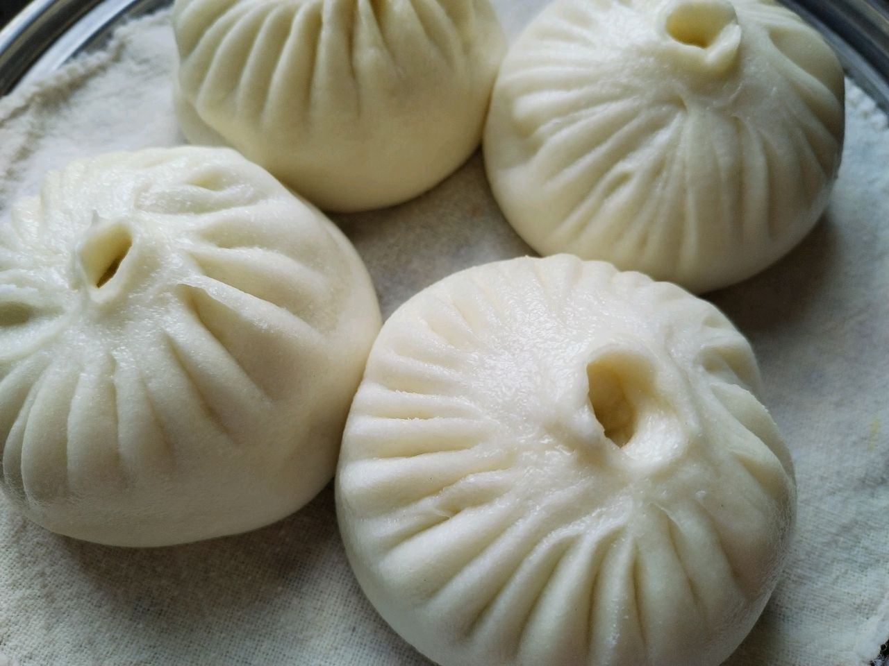 茴香鸡蛋馅包子（一次成型法）