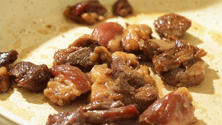过油肉拌面