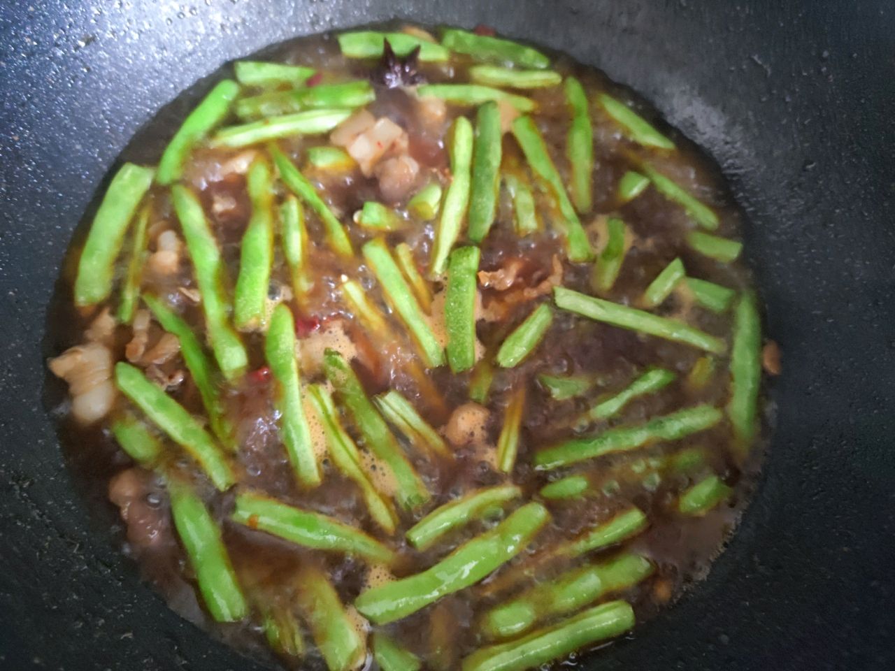 扁豆焖面