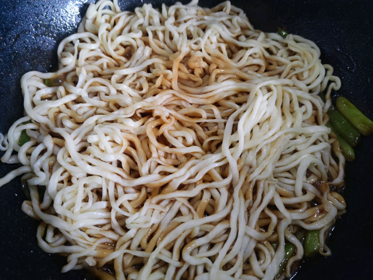 扁豆焖面