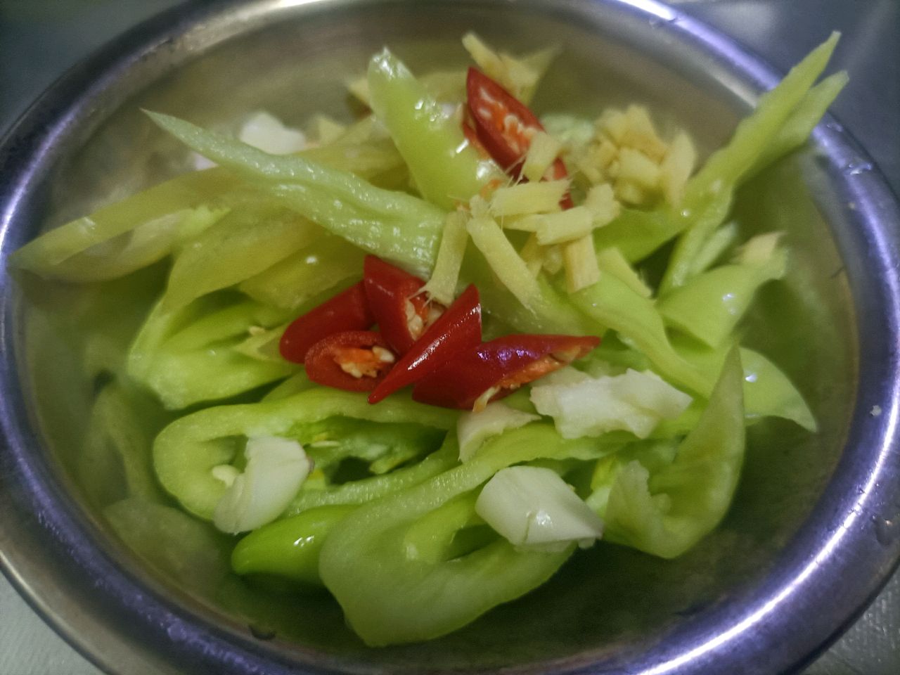青椒红薯梗