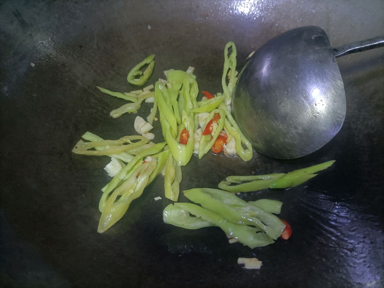 青椒红薯梗