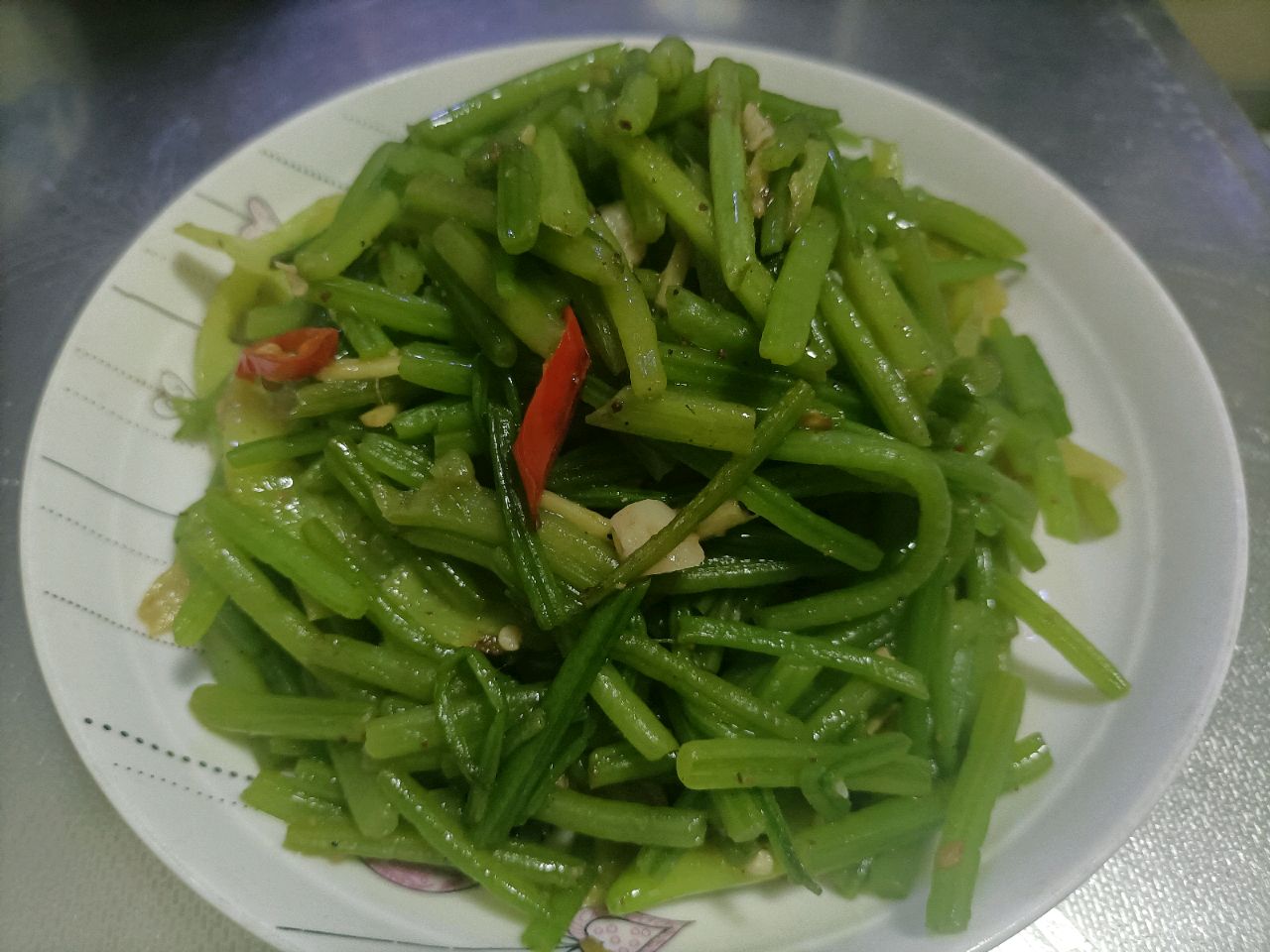 青椒红薯梗