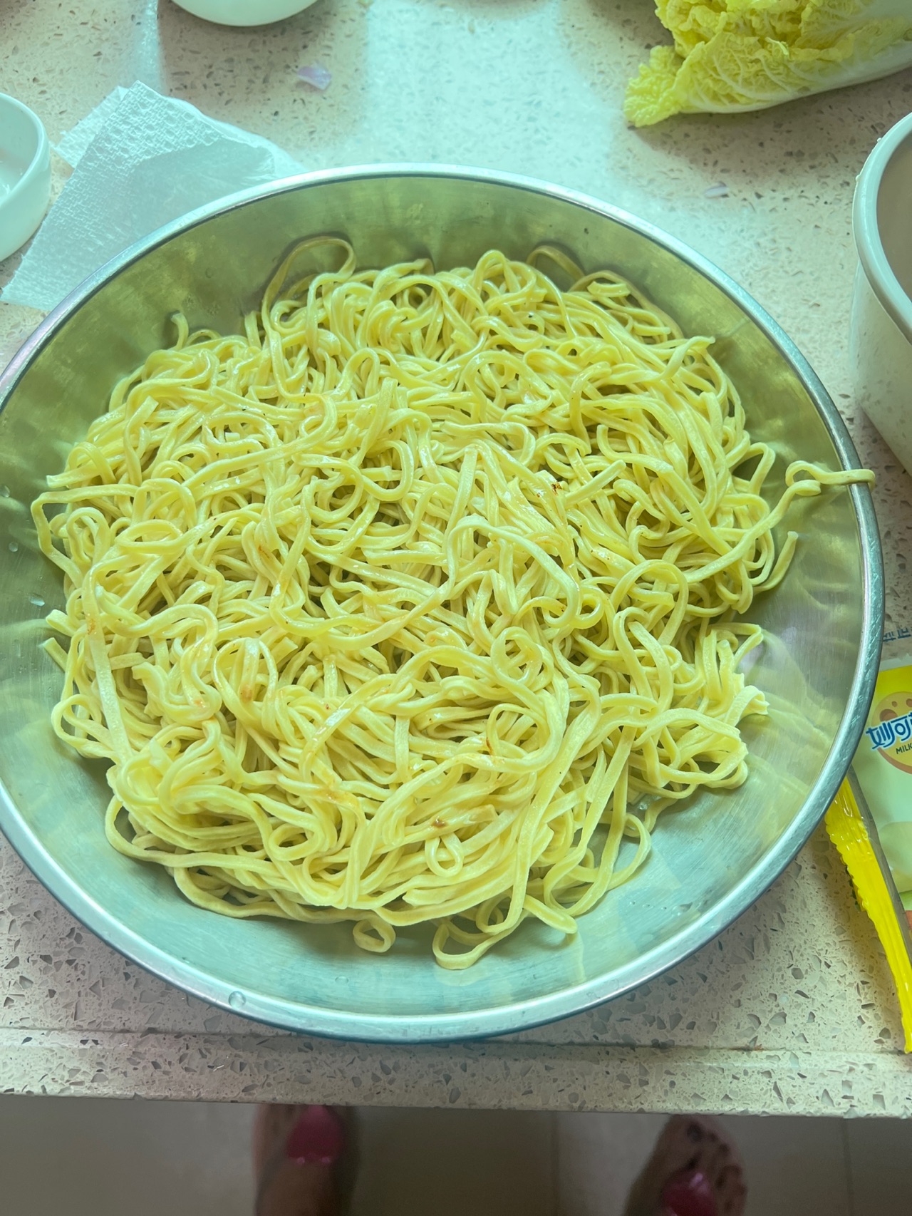 芝士大虾意面