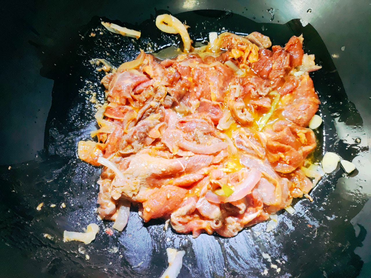 香菇炒牛肉片