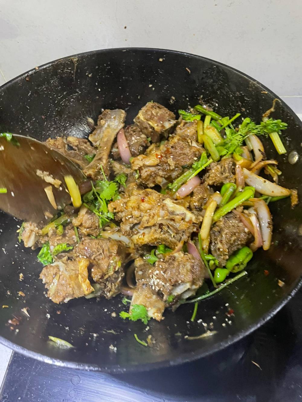 爆炒羊蝎子