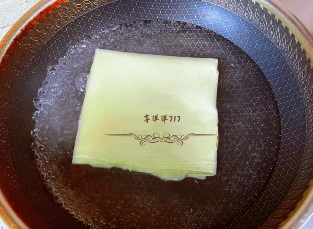捞汁豆皮卷