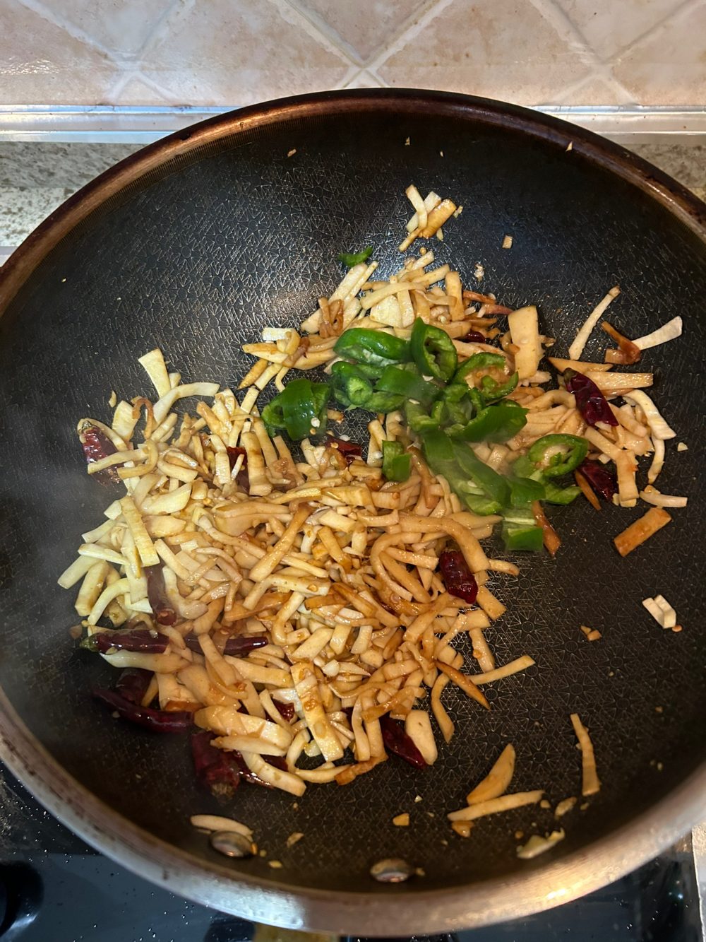 青椒炒杏鲍菇（低卡）
