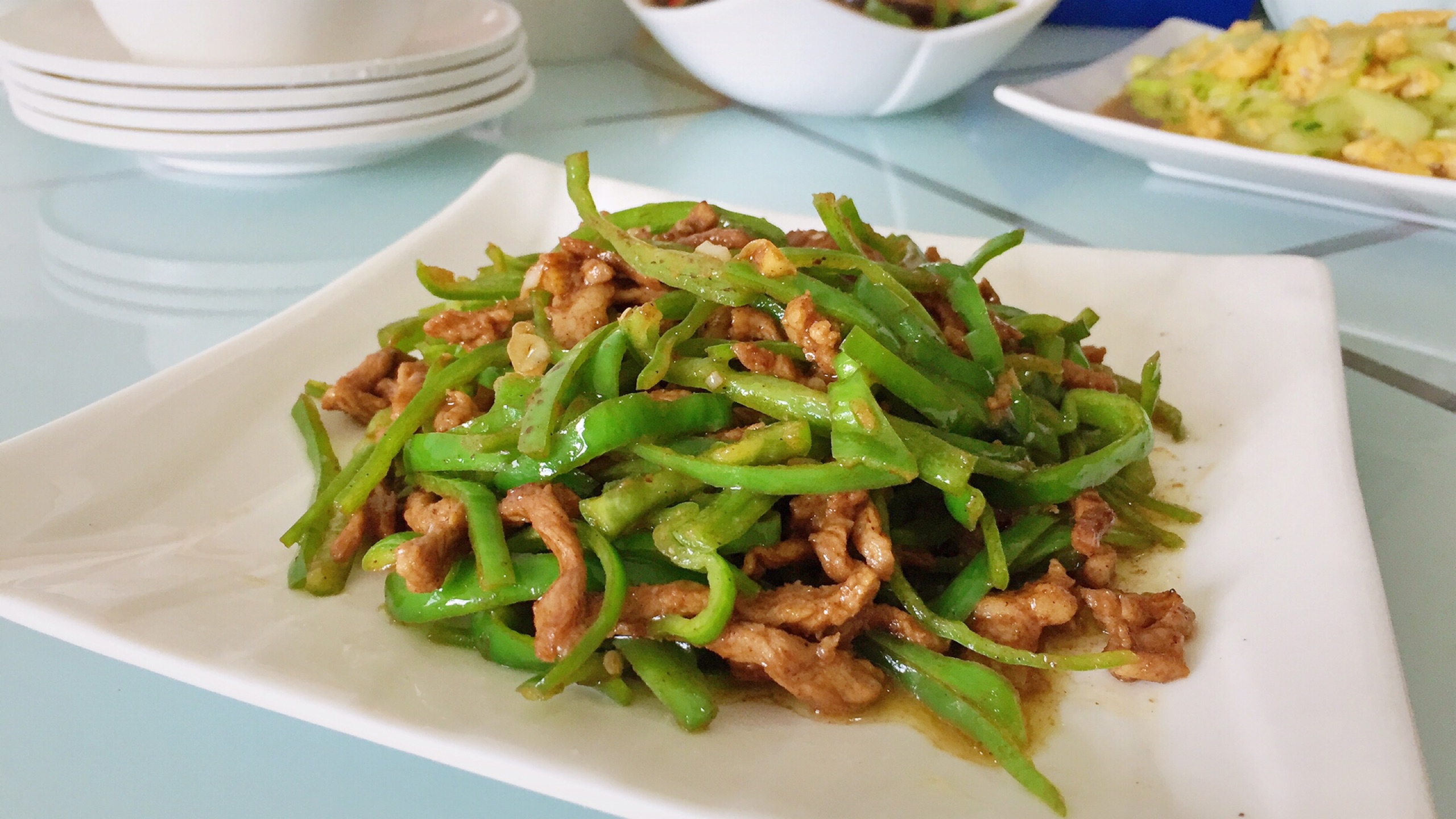 下饭必备——青椒肉丝