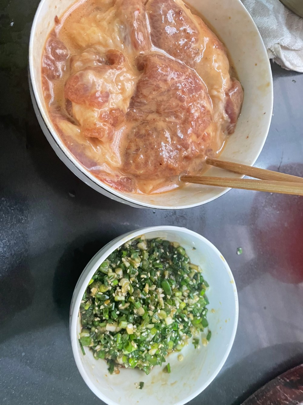 盐葱猪排
