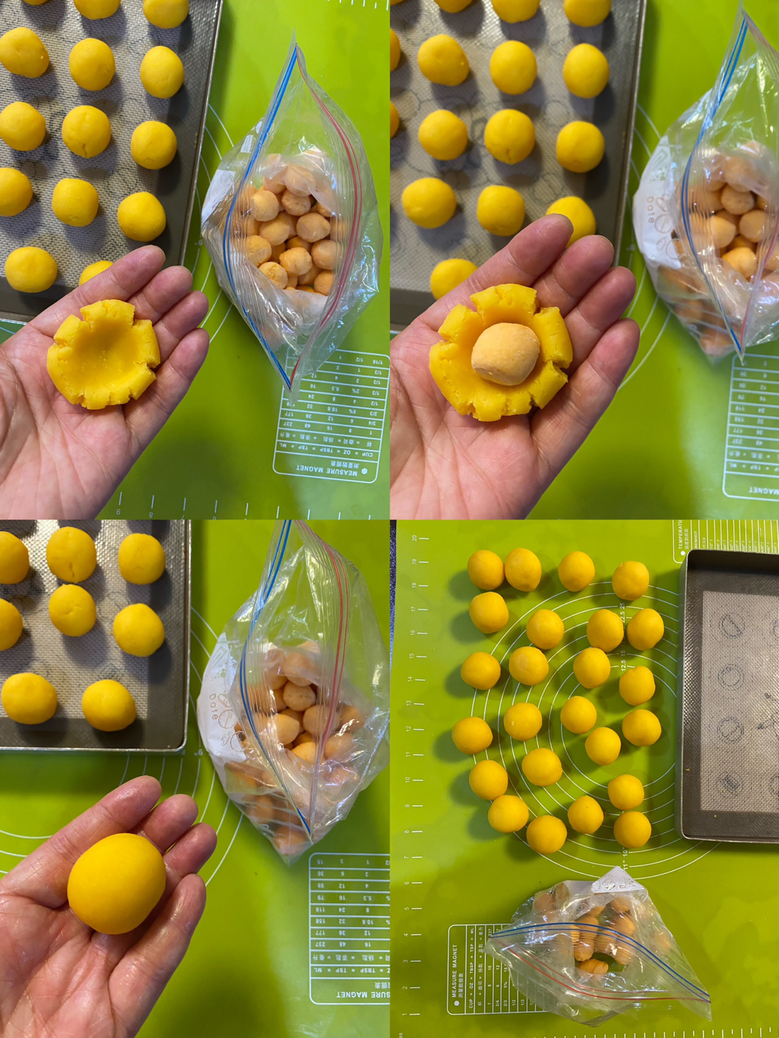 港式流心奶黄月饼-一口爆浆
