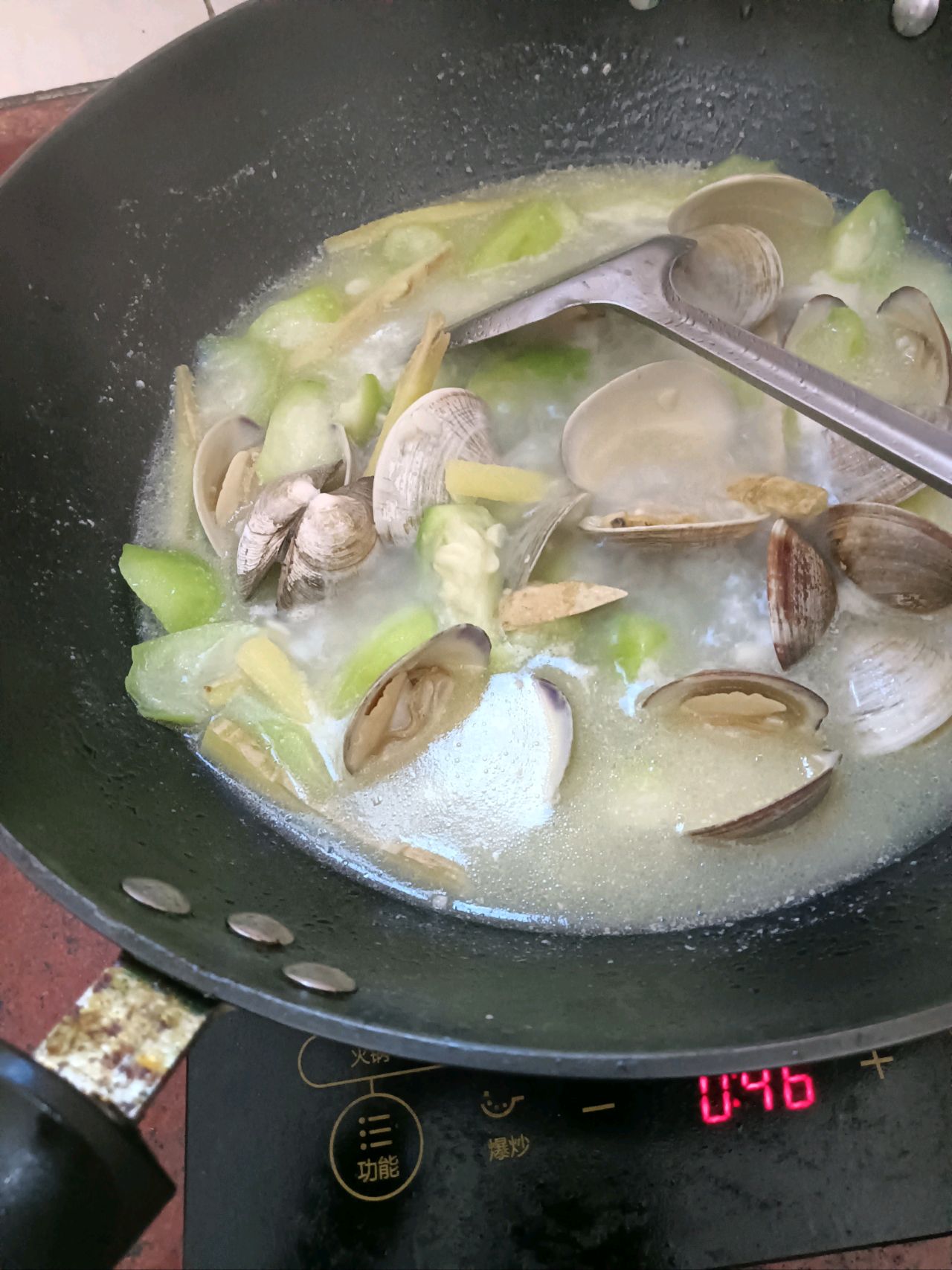 丝瓜白贝汤