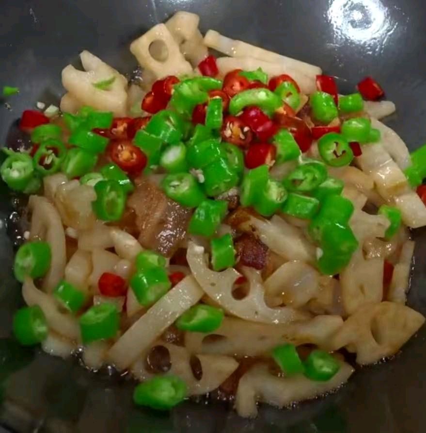 香辣炒藕