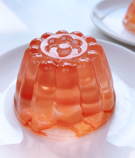 水蜜桃布丁，果香甜蜜，爽滑Q弹！