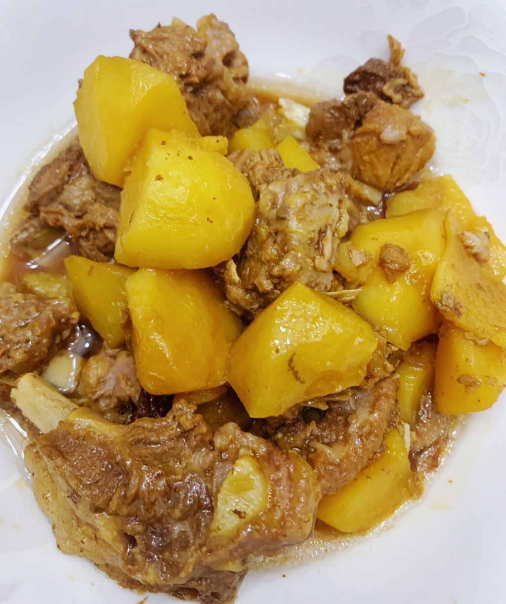 高压锅烧排骨土豆
