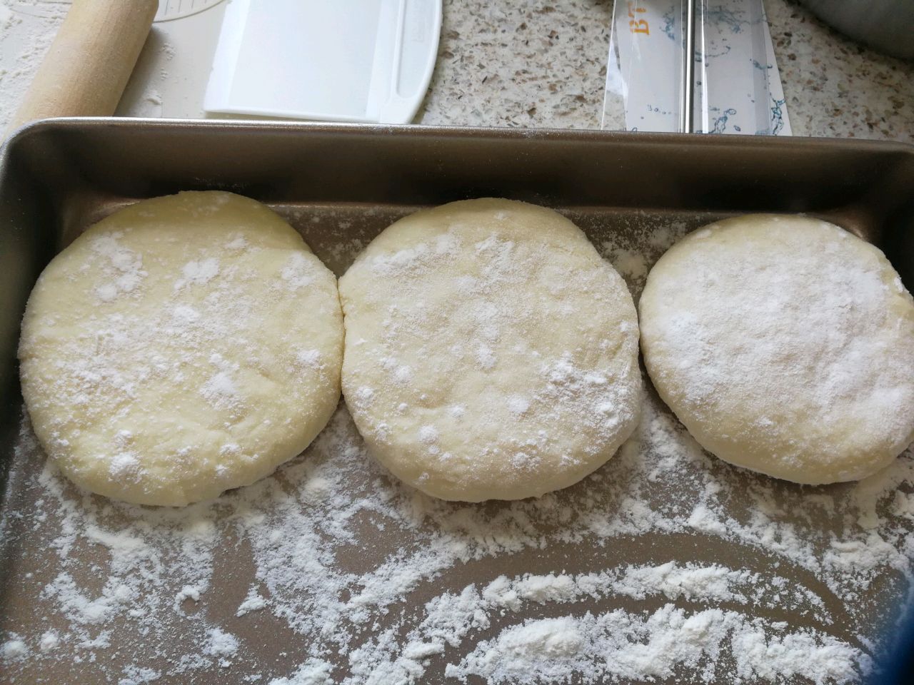 老式发面烤饼