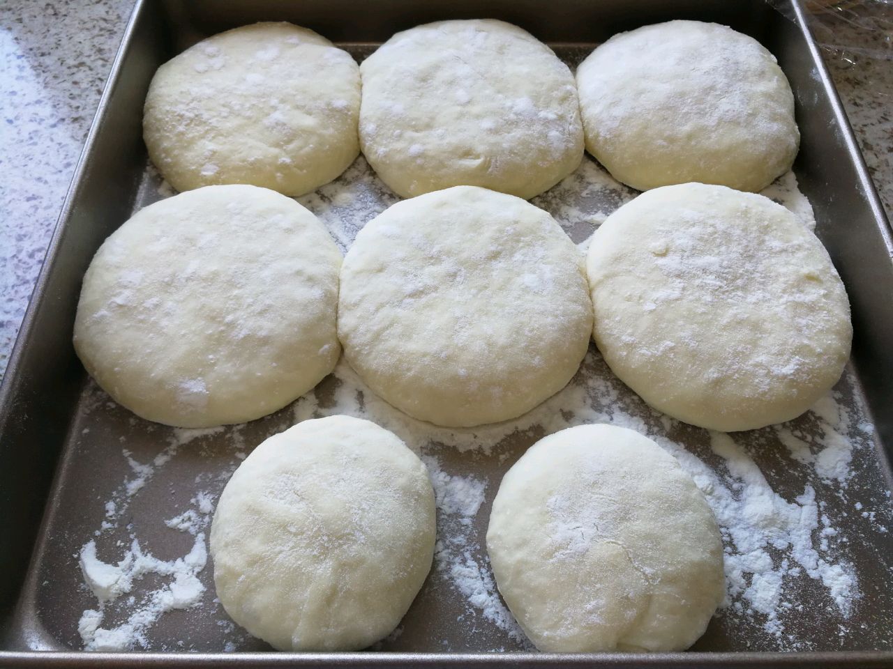老式发面烤饼