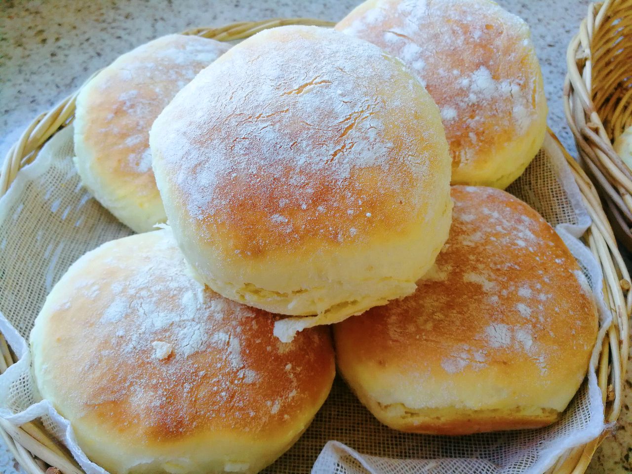 老式发面烤饼