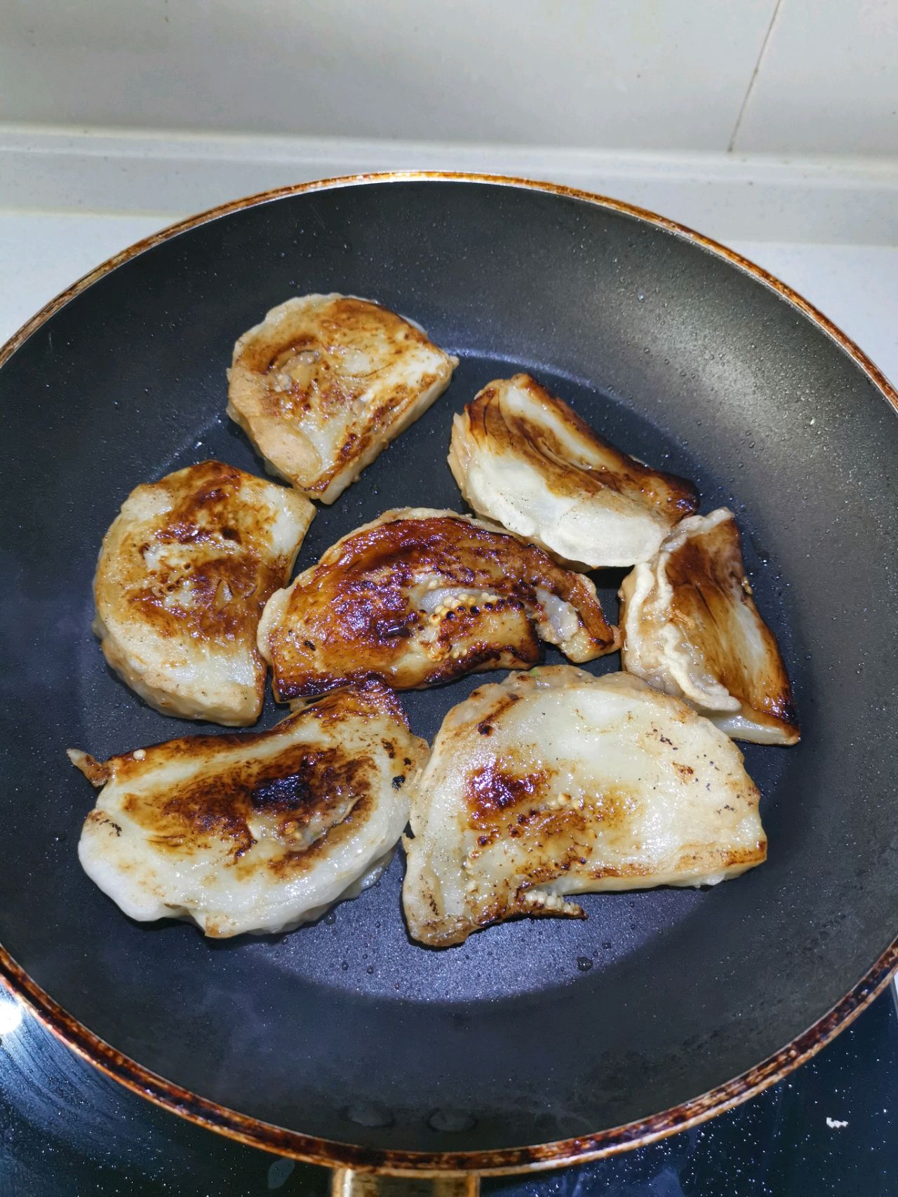 微贴秋膘的一道菜：酱烧茄子夹