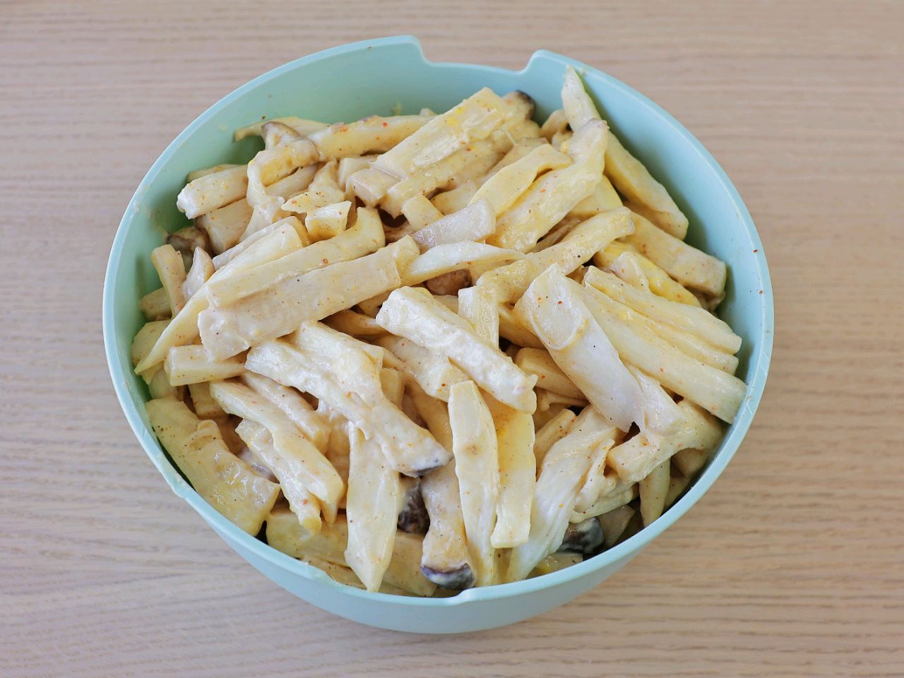 干炸鲜蘑
