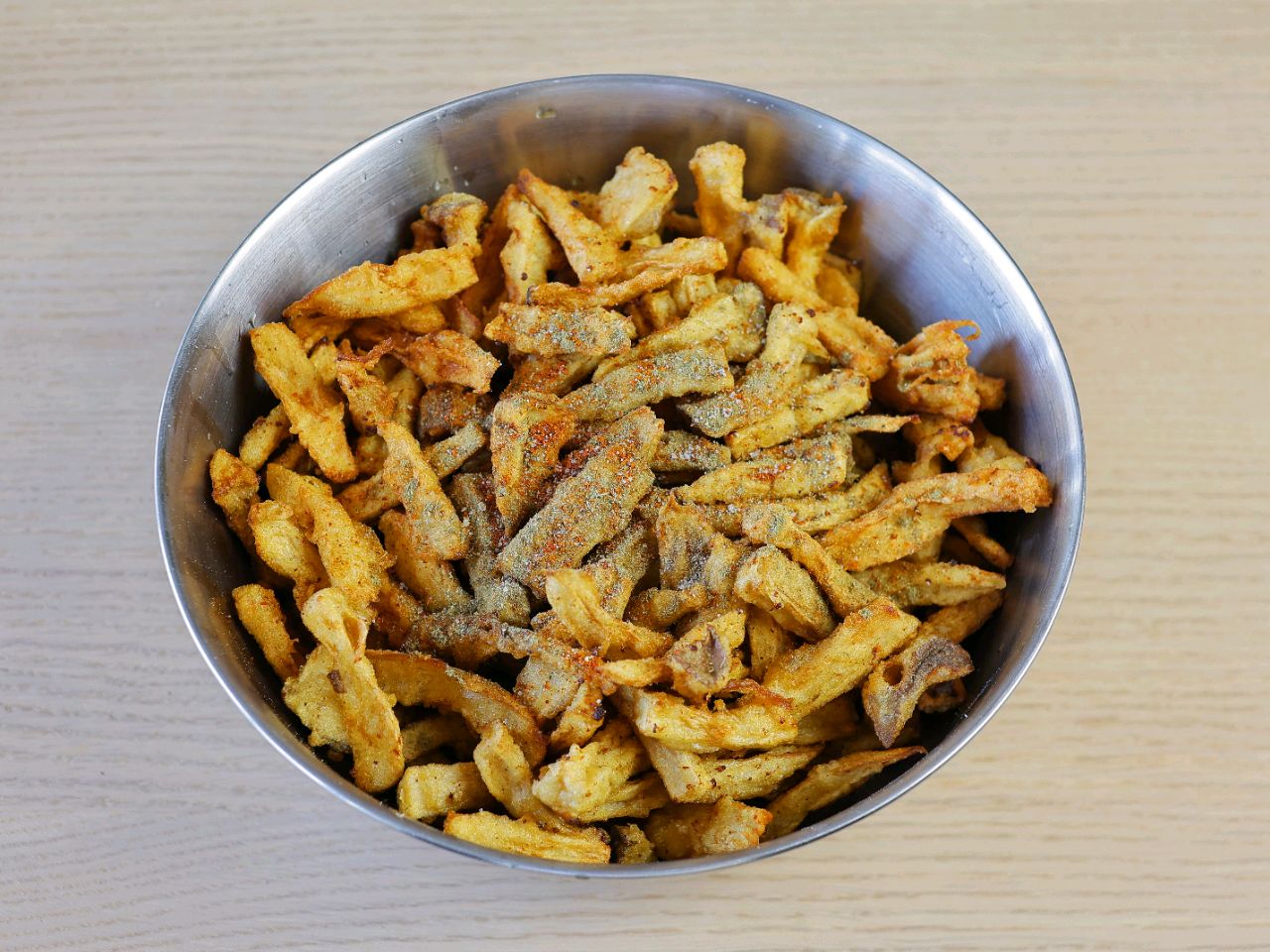 干炸鲜蘑