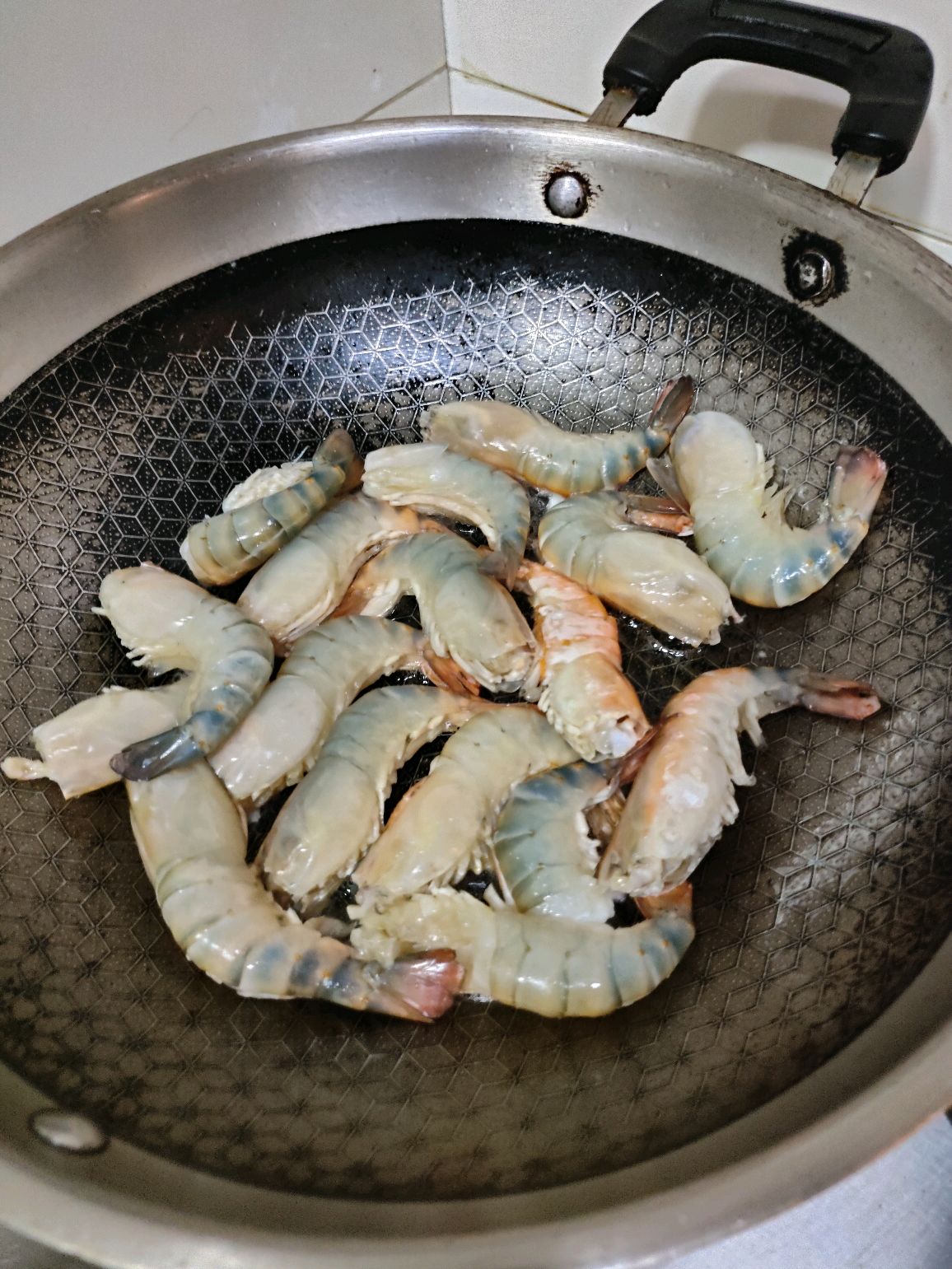 奶香芥末罗氏虾