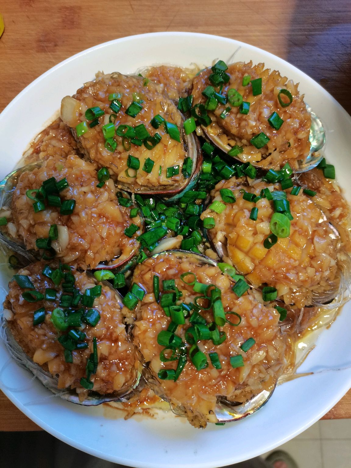 蒜蓉蒸鲍鱼