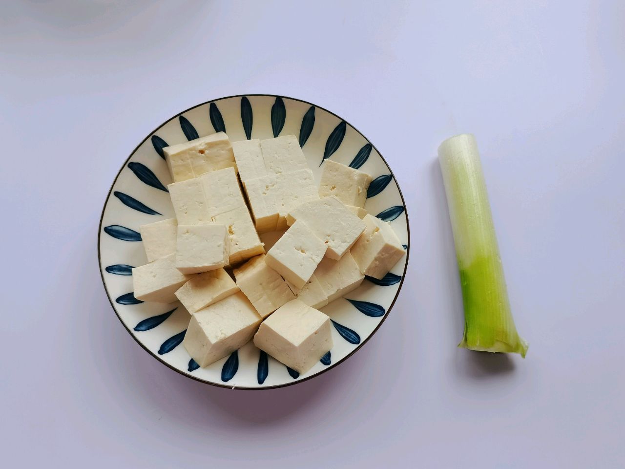 葱烧豆腐
